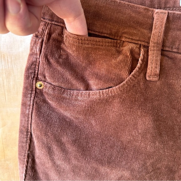 Frame Denim Le High Skinny Corduroy Pants in Butterscotch - Picture 7 of 14